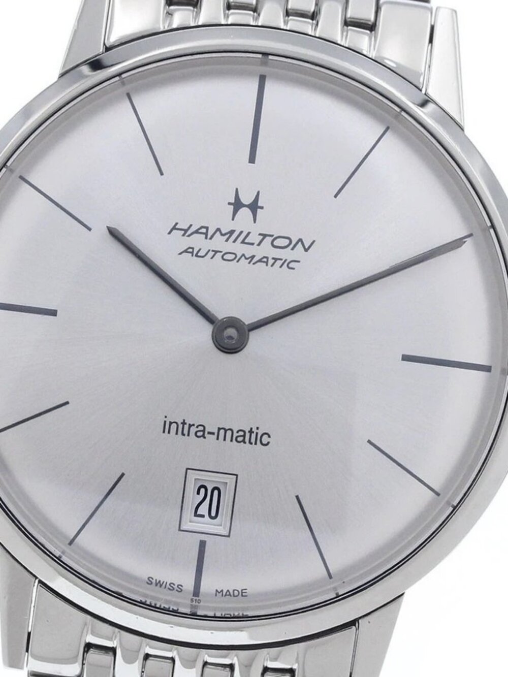 HAMILTON American Classic Intra-Matic Auto H384551 Date Automatic Men's_956931